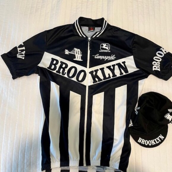 Giordana Brooklyn Bridge SS Cycling Jersey with Matching Cycling Cap - Picture 1 of 3